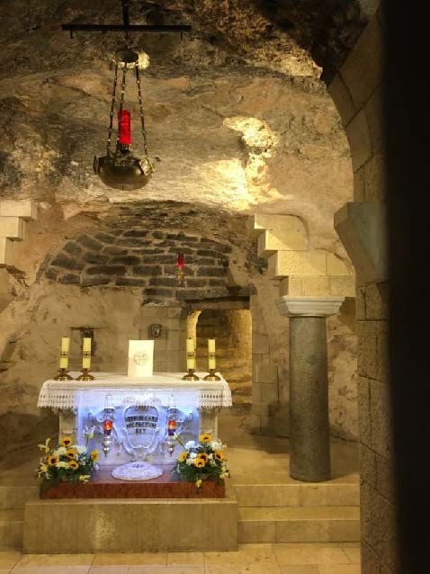 Grotto at the Basilica of the Annunciation, Nazareth